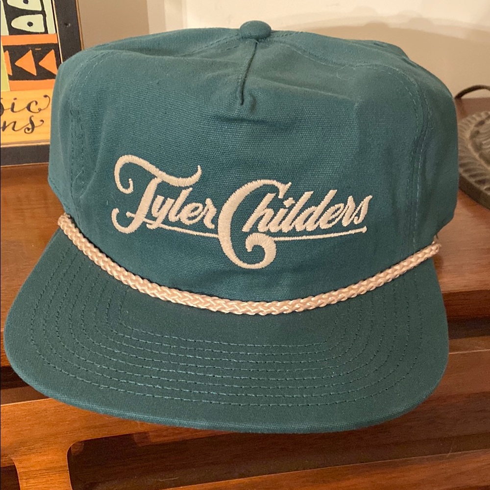 Tyler Childers Teal Cap with Rope Detail SnapBack New Read